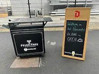 Houten trolley “fever-tree” + krijtbord “duvel” - afbeelding 1 van  11