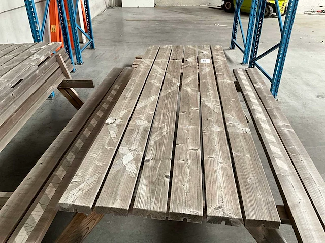 Houten tuinbank (2x) - afbeelding 4 van  4