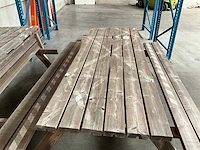 Houten tuinbank (2x) - afbeelding 4 van  4