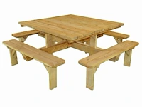Houten tuinbank xxl - afbeelding 2 van  3