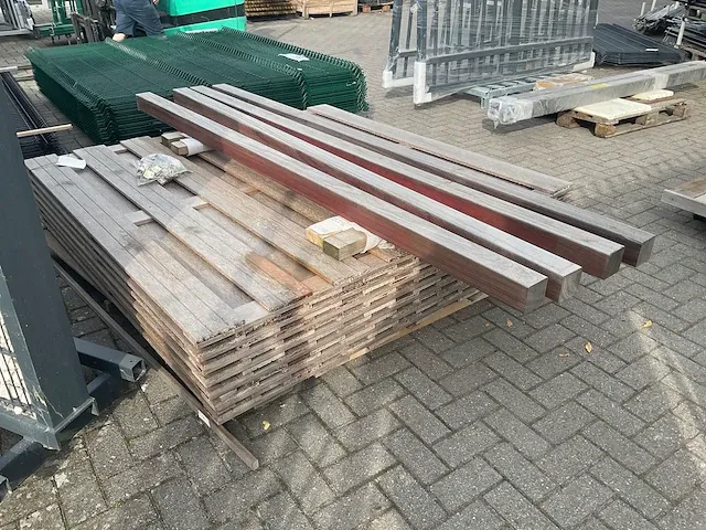 Houten tuinomheining - afbeelding 2 van  5