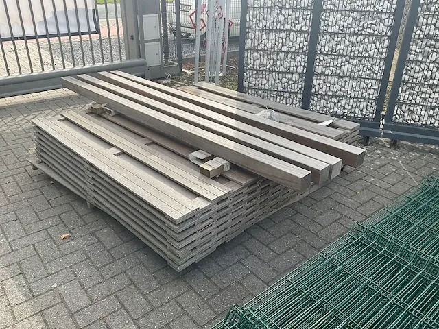 Houten tuinomheining - afbeelding 3 van  5