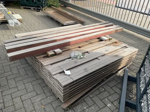 Houten tuinomheining - afbeelding 4 van  5