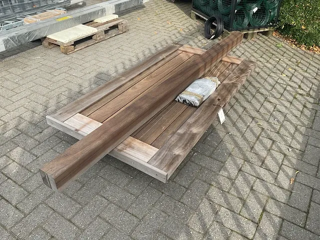 Houten tuinpoort - afbeelding 1 van  6