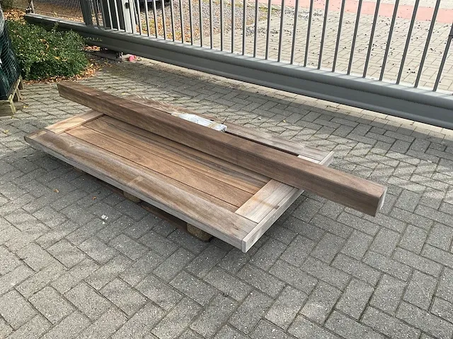 Houten tuinpoort - afbeelding 2 van  6