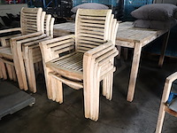 Houten tuinset - afbeelding 2 van  4