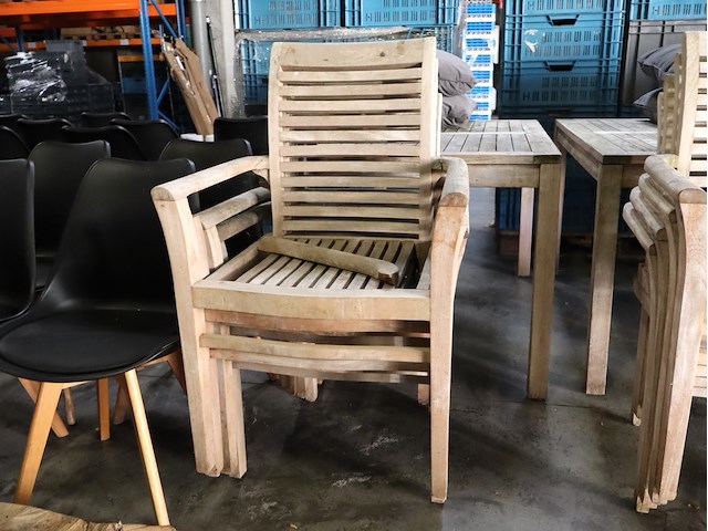 Houten tuinset - afbeelding 1 van  4