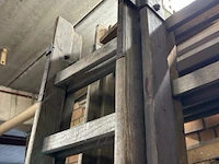 Houten uitschuifbare ladder - afbeelding 2 van  3