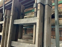 Houten uitschuifbare ladder - afbeelding 2 van  3