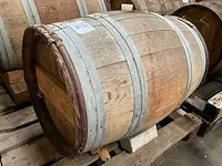 Houten vat bier - afbeelding 1 van  4