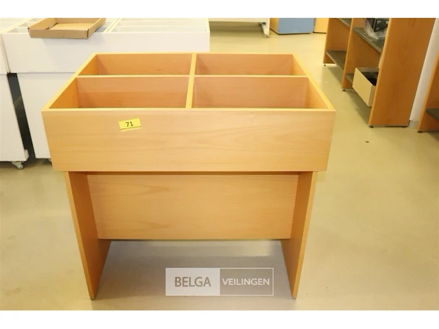 Houten verdeelbak - afbeelding 1 van  2