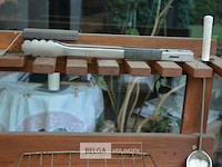 Houten verrijdbare buitenkeuken met inhoud - afbeelding 4 van  6