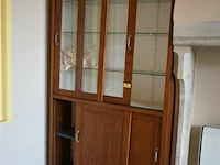 Houten vitrinekast - afbeelding 1 van  6