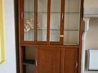 Houten vitrinekast - afbeelding 2 van  6