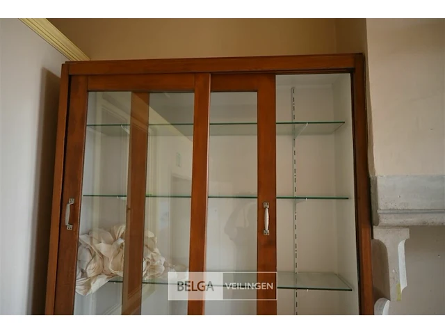 Houten vitrinekast - afbeelding 4 van  6