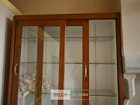 Houten vitrinekast - afbeelding 4 van  6