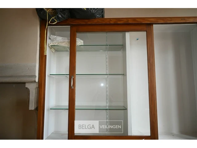 Houten vitrinekast - afbeelding 3 van  6
