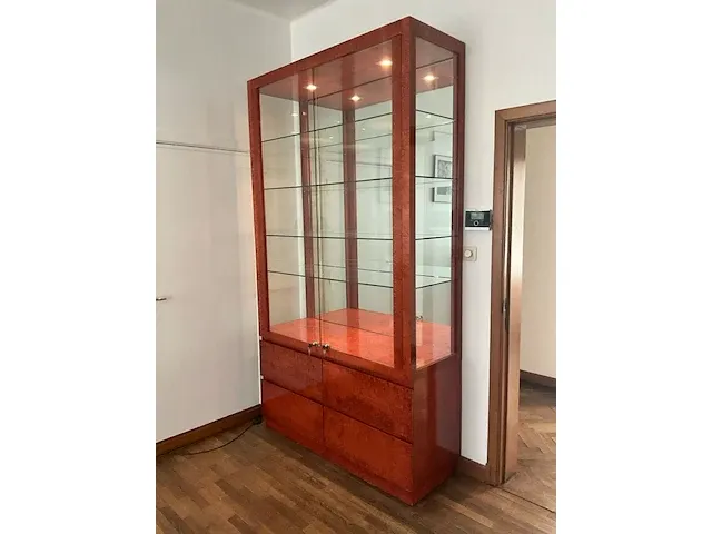 Houten vitrinekast - afbeelding 2 van  6