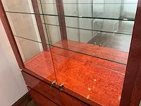 Houten vitrinekast - afbeelding 4 van  6