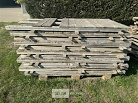 Houten vloer diverse afm ± 200m² - afbeelding 1 van  9