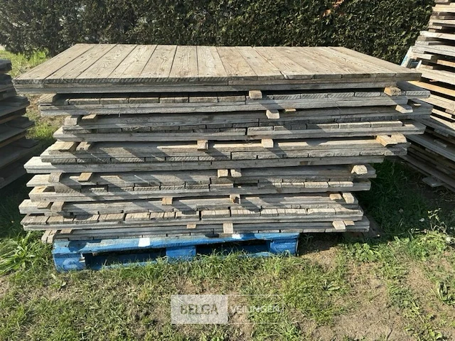 Houten vloer diverse afm ± 200m² - afbeelding 2 van  9