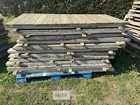 Houten vloer diverse afm ± 200m² - afbeelding 2 van  9