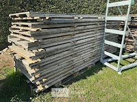 Houten vloer diverse afm ± 200m² - afbeelding 3 van  9