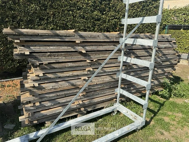 Houten vloer diverse afm ± 200m² - afbeelding 5 van  9