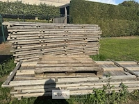 Houten vloer diverse afm ± 200m² - afbeelding 6 van  9