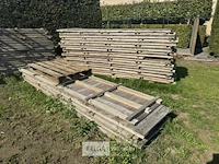 Houten vloer diverse afm ± 200m² - afbeelding 8 van  9