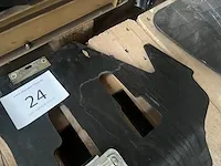 Houten voetenplank porsche 911 bestuurder - afbeelding 2 van  3