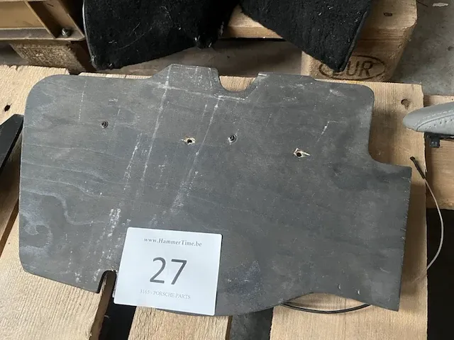 Houten voetenplank porsche 911 passagier - afbeelding 2 van  3