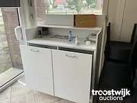 Houten vuilbakmeubel
