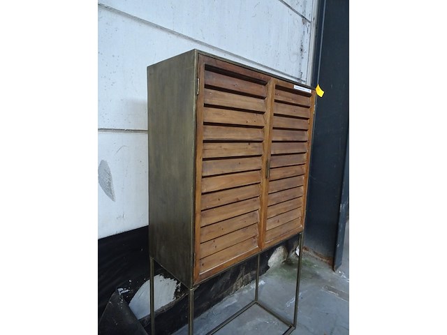 Houten wandkast tweedeurs - afbeelding 3 van  4