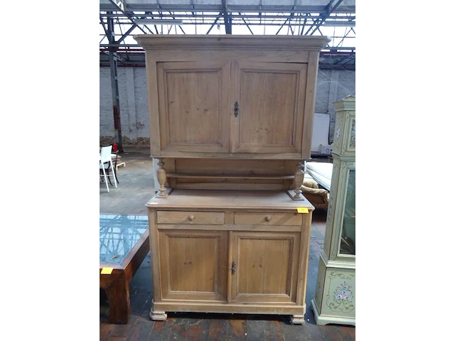 Houten wandkast - afbeelding 1 van  4