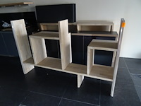 Houten wandmeubel + kast - afbeelding 4 van  4
