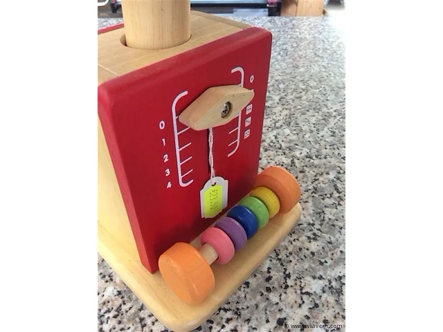 Houten weegschaal - afbeelding 2 van  2