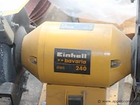Houten werkbank vv bankvijs en dubbele slijpmolen einhell - afbeelding 3 van  3