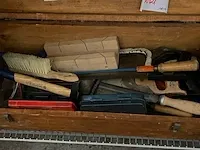 Houten werkkoffer - afbeelding 1 van  1