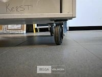 Houten werktafel op wielen - afbeelding 4 van  4