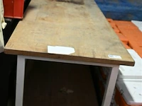 Houten werktafel