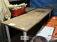Houten werktafel - afbeelding 2 van  2