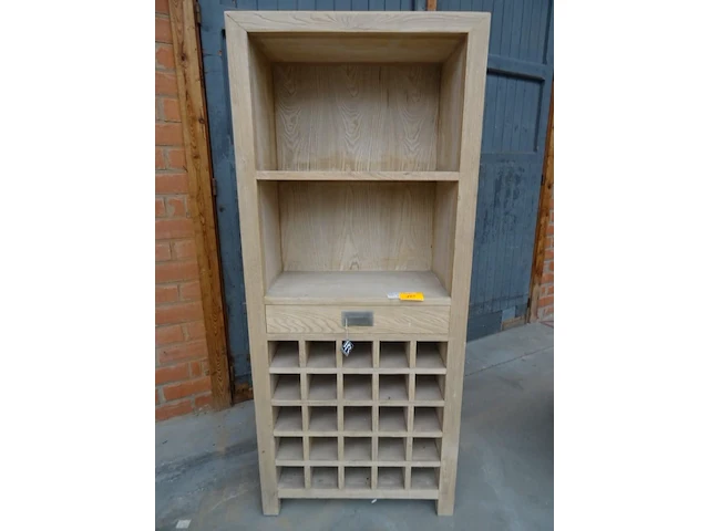 Houten wijnkast pr living - afbeelding 1 van  3