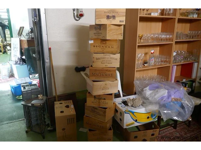 Houten wijnkistjes - afbeelding 1 van  1