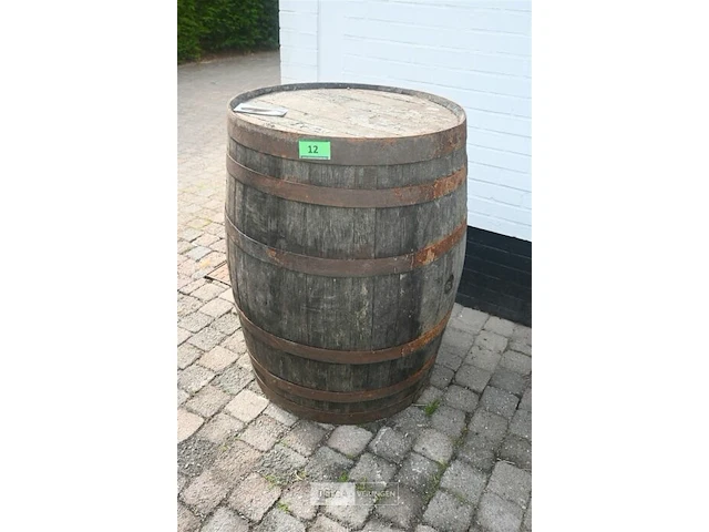 Houten wijnvat - afbeelding 1 van  4