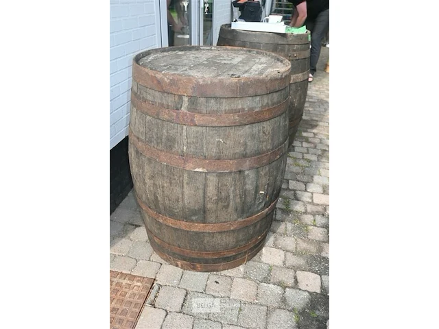 Houten wijnvat - afbeelding 2 van  4