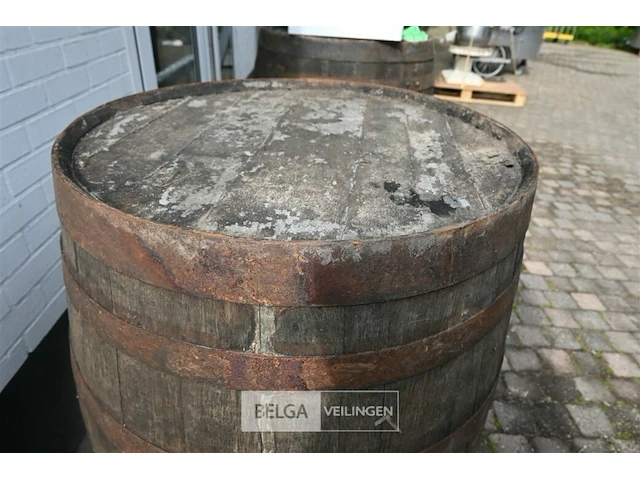 Houten wijnvat - afbeelding 3 van  4