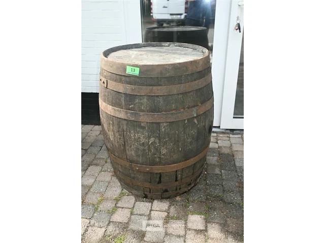 Houten wijnvat - afbeelding 2 van  5