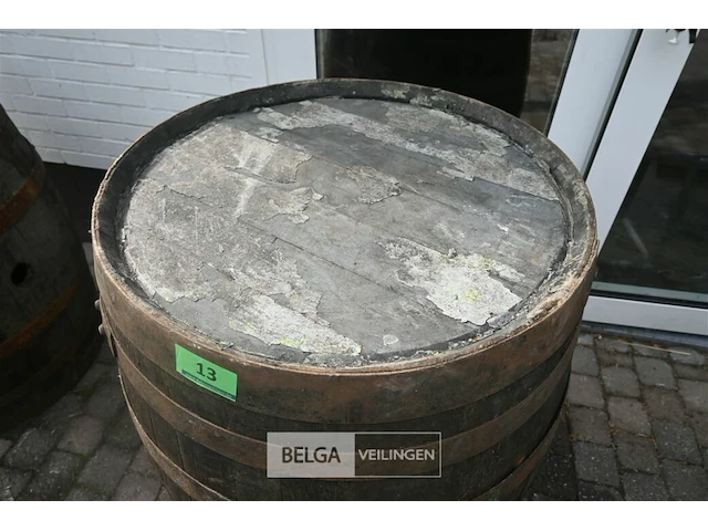 Houten wijnvat - afbeelding 3 van  5