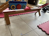Houten zitbankje - afbeelding 2 van  2